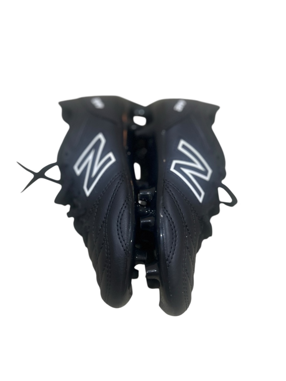 NWT New Balance Kids Black soccer cleats Sneakers White 'N' Accent medium/11.5 - Picture 5 of 10